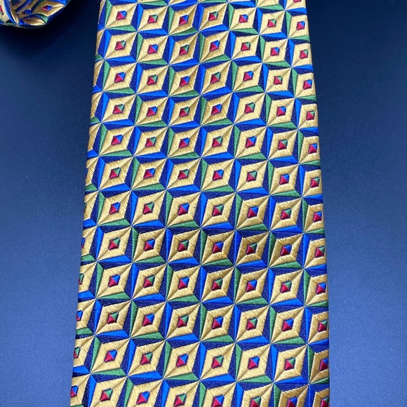 Paul Fredrick Mens Dress Tie 100% Silk Made in Italy 🇮🇹 - Picture 10 of 11